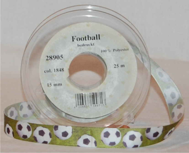 Football Textilband 15 mm, 25 m