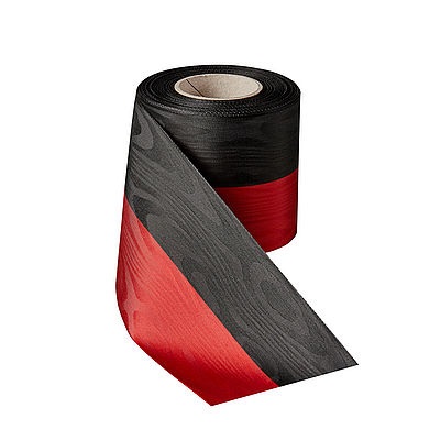 Moiréband rot-schwarz