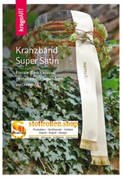 Super-Satin Uni, Satinband Kranzband uni
