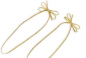 Preview: Bow with elastic strap 4-winged, gold, 50 cm