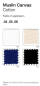 Preview: Muslin Canvas, 830, 420 cm Cotten