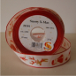 Preview: Snowy X-Mas, 25 mm, rot, 25 m