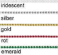 Preview: Perlen-Zugband "micro bead string" ,silber, 2 mm breit