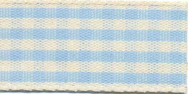 Rustic Gingham blau/weiß
