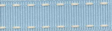 Stitched Grossgrain babyblau/weiß