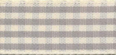 Rustic Gingham grau/weiß