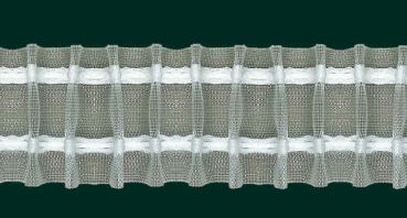 Pleat tape, 50 mm, transparent, 100 m