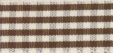 Rustic Gingham braun/weiß