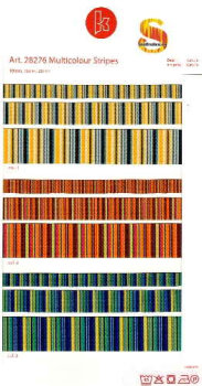 Multicolour Stripes Musterkarte