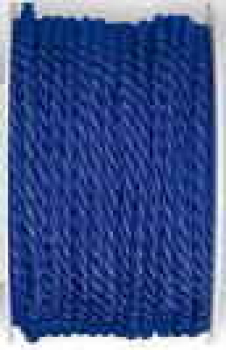 Gedrehte Atlaskordel, 4 mm, blue