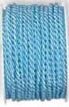 Gedrehte Atlaskordel, 4 mm, light blue