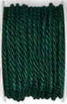 Gedrehte Atlaskordel, 4 mm, dark green