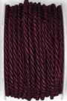 Gedrehte Atlaskordel, 4 mm, dark violet