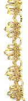 Brokatborte 10 mm breit, hellgold