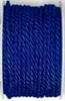 Gedrehte Atlaskordel, 2 mm breit, stahlblau, 50 m