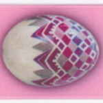 Art Eggs, pink, 25 mm