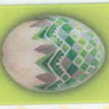 Art Eggs, grün, 40 mm
