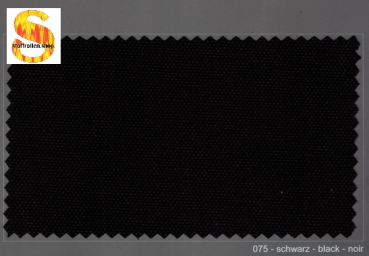 Panama-Schwergewebe, B1, schwarz, 400 gr. 3 m breit, 60 m