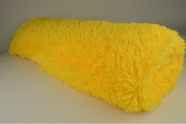 Flokati, flavine/gelb, ca 150 cm breit