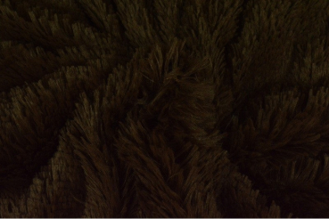 Flokati, braun, ca 150 cm breit