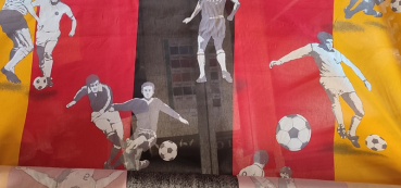 Soccer, fabrice, cheesecloth, 160 cm