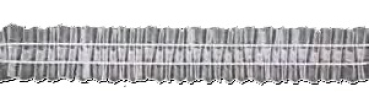 pleat by pleat 26 mm, transparent, 200 m