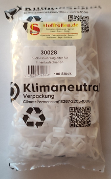 Klick-Universalgleiter für Innenlaufschienen, 100 Stck.