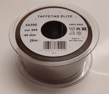 Taffetas Elite 40 mm, 25 m, braun