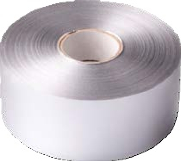 Kräuselband glatt, metallic, Großspule á 100 m