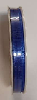 Preview: Ziehschleifenband, satin, royalblau, 10 mm, 50 m