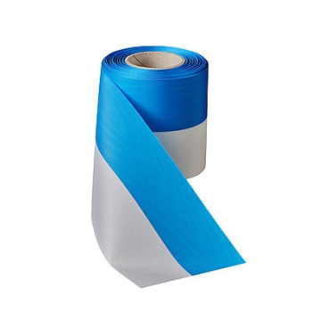 Nationalband Moiré blau-weiss, 50 mm x 25 m