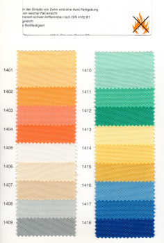 Columbus® TREND, Musterkarte