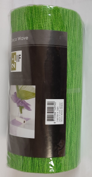 Preview: Deco Wave, green, 26 cm wide, 20 m