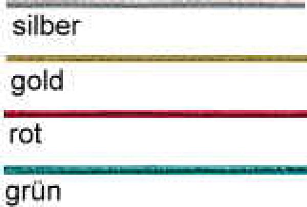 Zugband "Round Metallic Elastic" grün 1,2/20