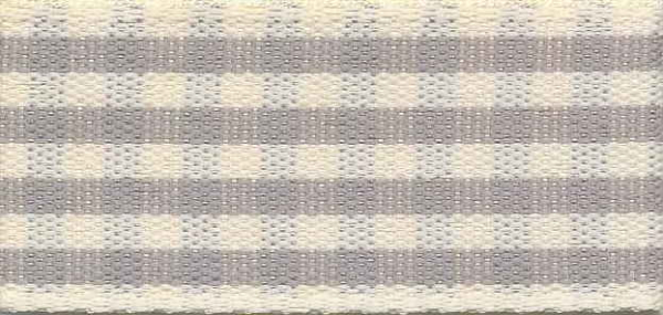 Rustic Gingham grau/weiß