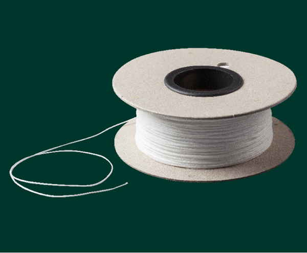 Cord, round braided, Ø 1,5 mm, white, 200 m