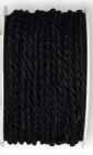 Gedrehte Atlaskordel, 2 mm breit, schwarz, 50 m