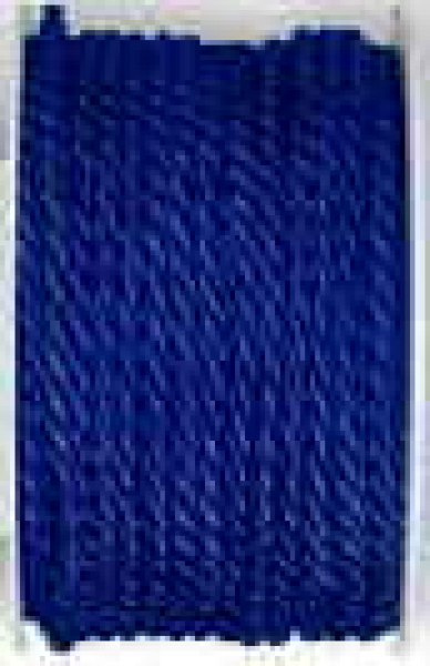 Gedrehte Atlaskordel, 2 mm breit, stahlblau, 50 m