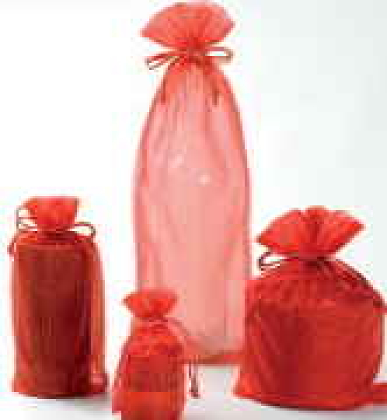 Chiffon-Bag, champagner 16 x 40 cm
