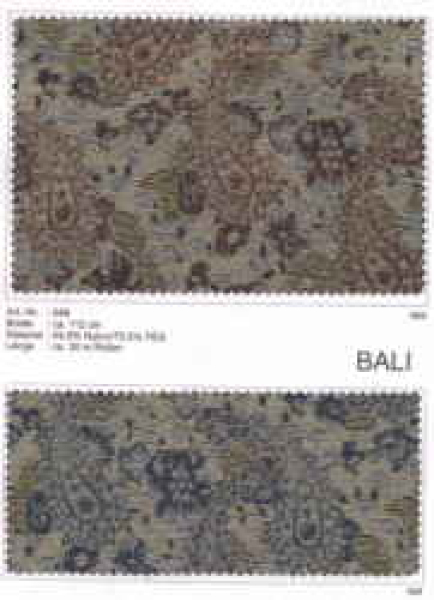 Bali, Musterkarte