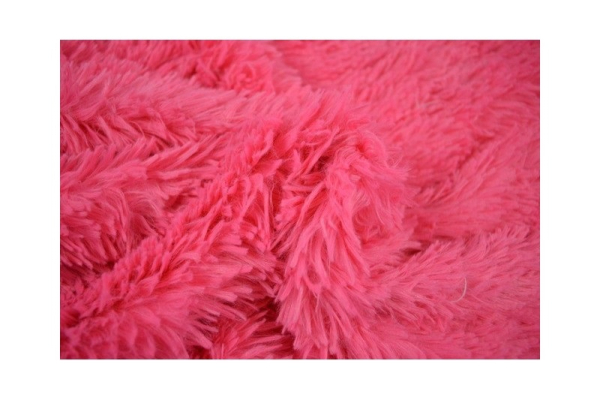 Flokati, cerise, ca 150 cm breit