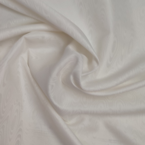 Moire weiß, 150 cm, B1