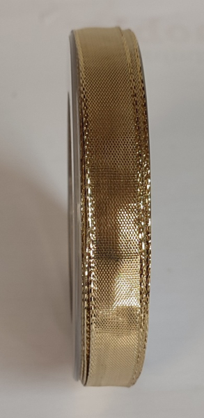 Glitzer, Dekoband gold 15 mm, 25 m