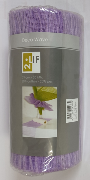 Deco Wave, purple, 26 cm wide, 20 m