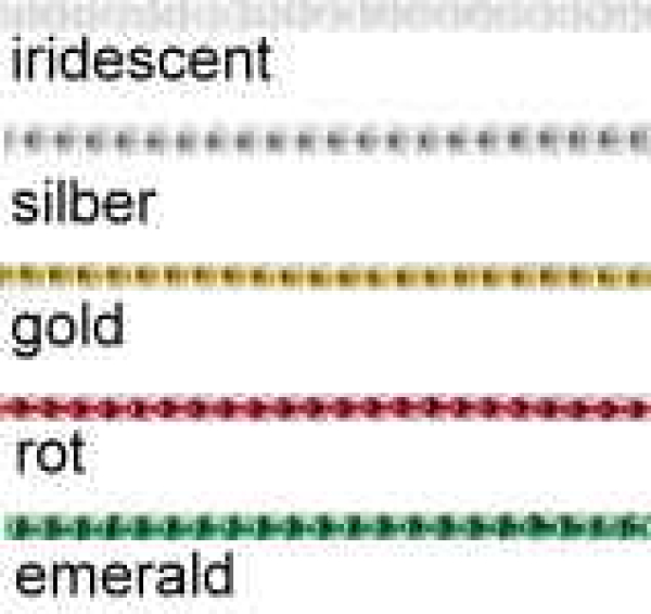 Perlen-Zugband "micro bead string" ,silber, 2 mm breit