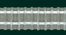 Pleat tape, 50 mm, transparent, 100 m