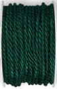 Gedrehte Atlaskordel, 4 mm, dark green