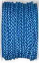 Gedrehte Atlaskordel, 4 mm, azure blue