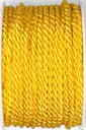 Gedrehte Atlaskordel, 4 mm, yellow