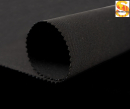 Stretchtex, B1 schwer entflammbar 310 cm breit, schwarz